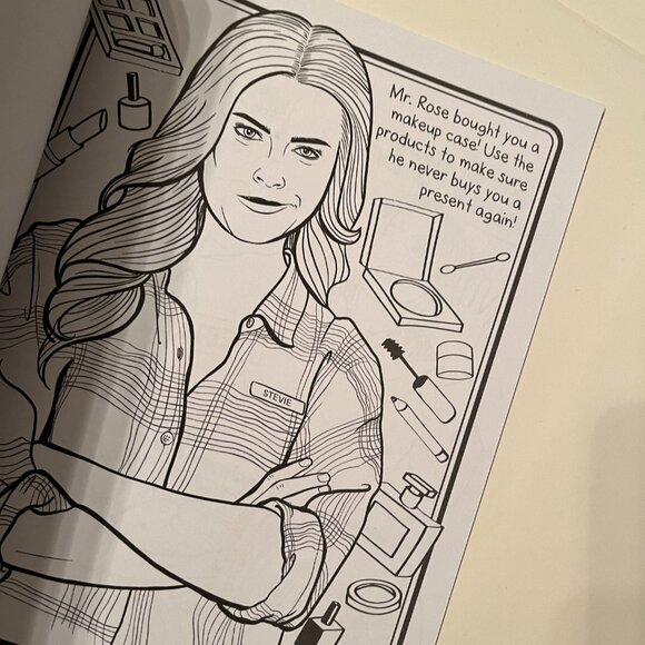 Schitt's Creek Coloring Book Bundle with Crayons and Colored Pencils (h/x) - Picture 7 of 11